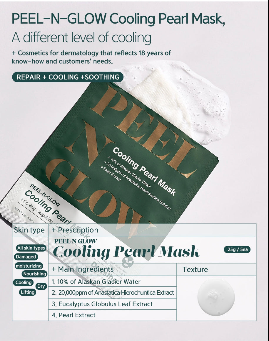 Peel N Glow Cooling Pearl Mask (5 pcs)